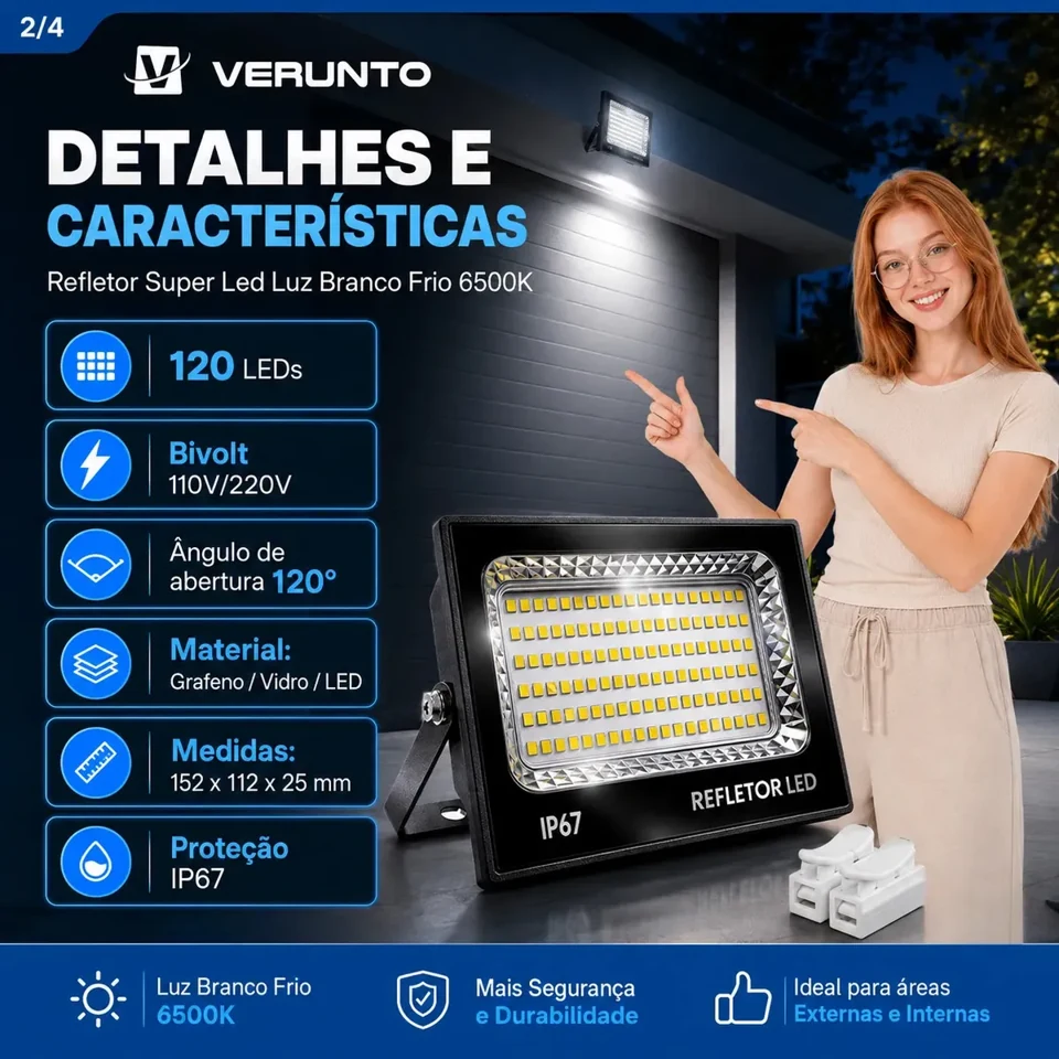 Foto 2 de Refletor Super LED