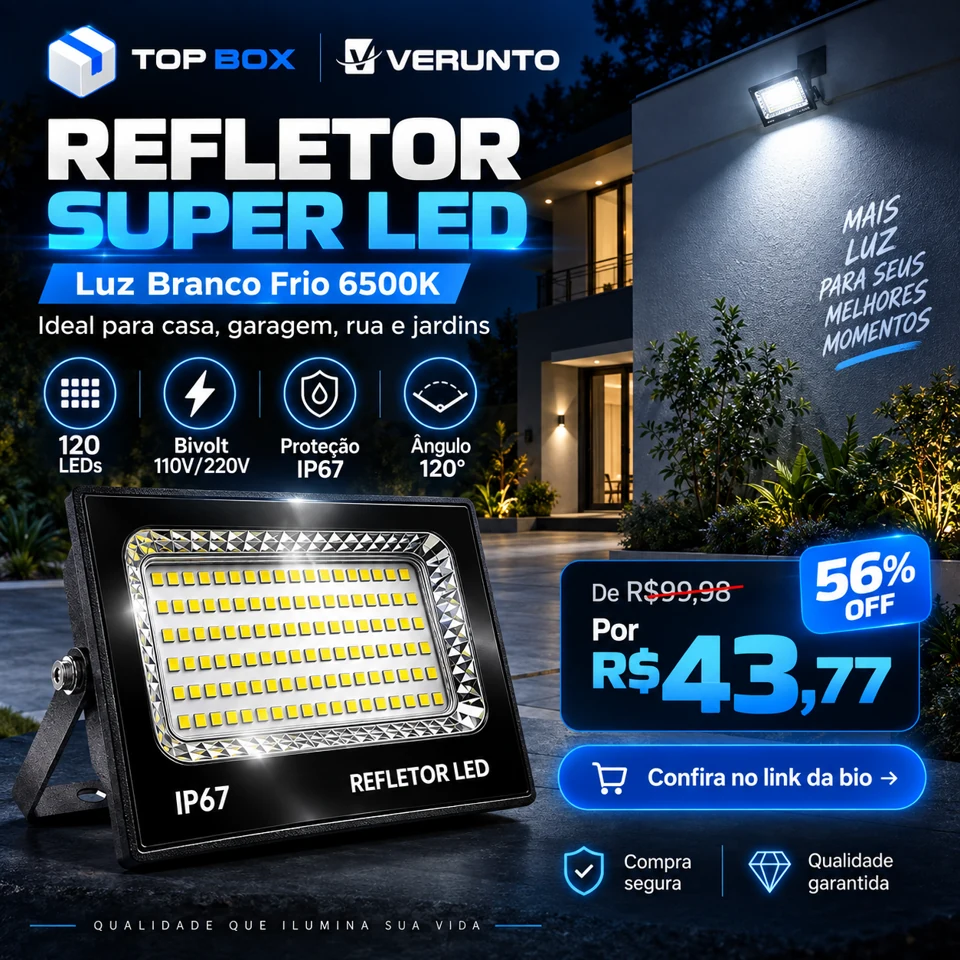 Refletor Super LED